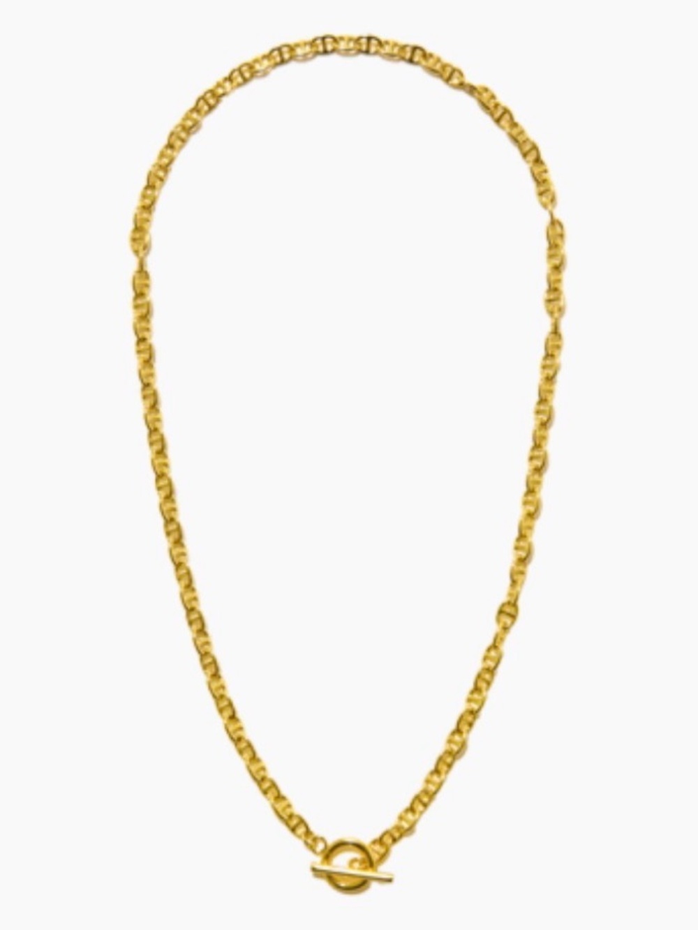 SAHIRA JEWELRY Taylor Toggle Chain in gold 16”